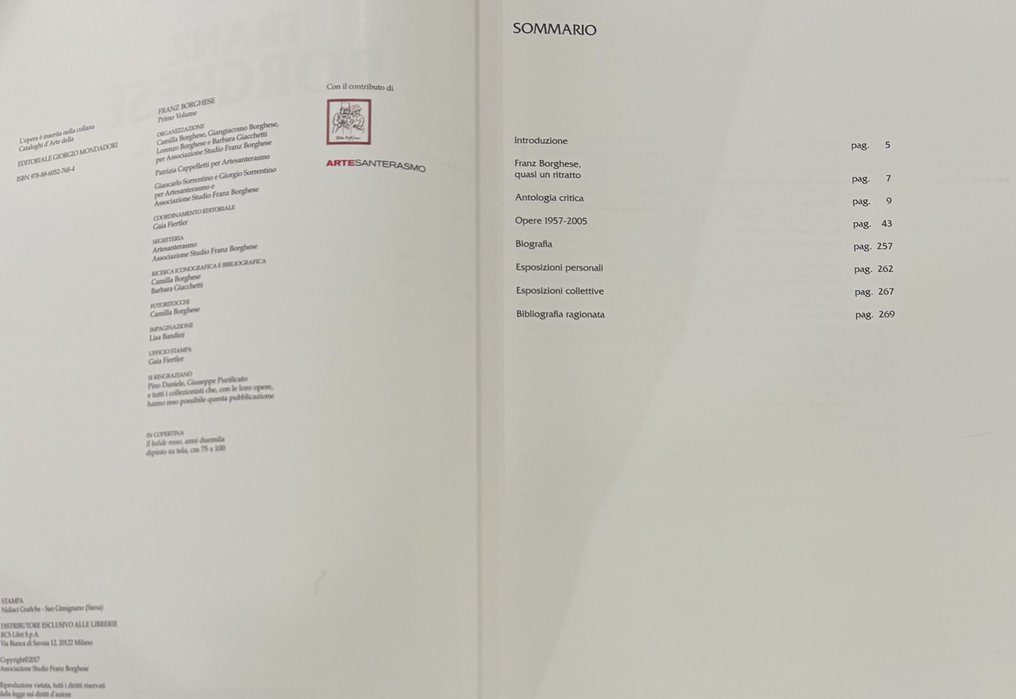 Franz Borghese - Catalogo generale ragionato delle opere di Franz Borghese - 2017 #2.1