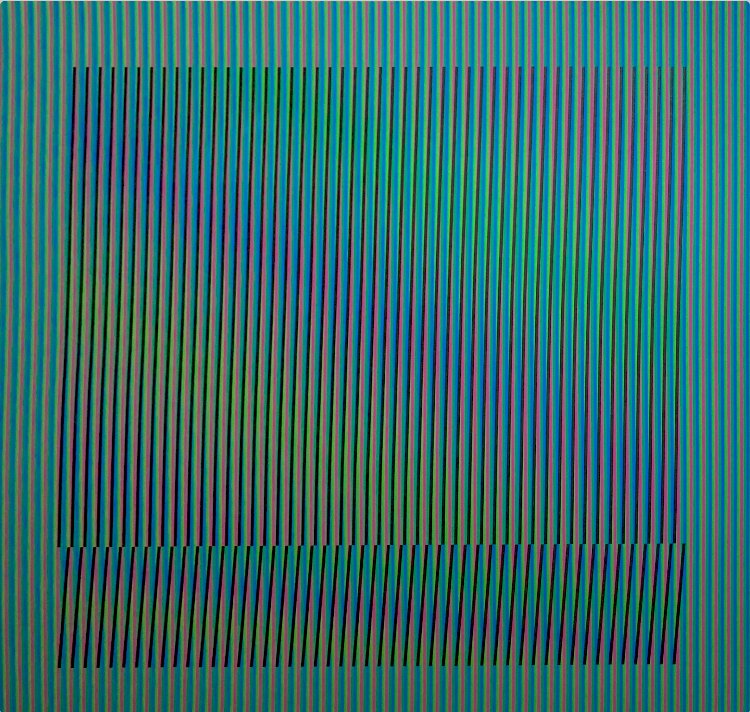 Carlos Cruz-Diez (1923-2019) - Induction chromatique - Orinoco 4 #1.0