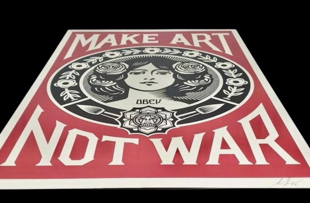 Shepard Fairey (OBEY) - Make Art Not War - Δεκαετία του 2000 #2.1