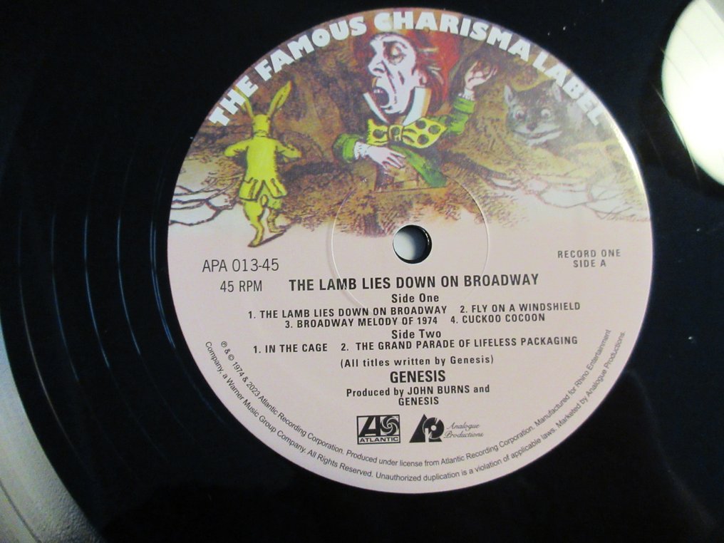 Genesis - The Lamb Lies Down On Broadway (4 x LPs - 45rpm) - LP-Box-Set - 180 Gramm - 2023 #2.1