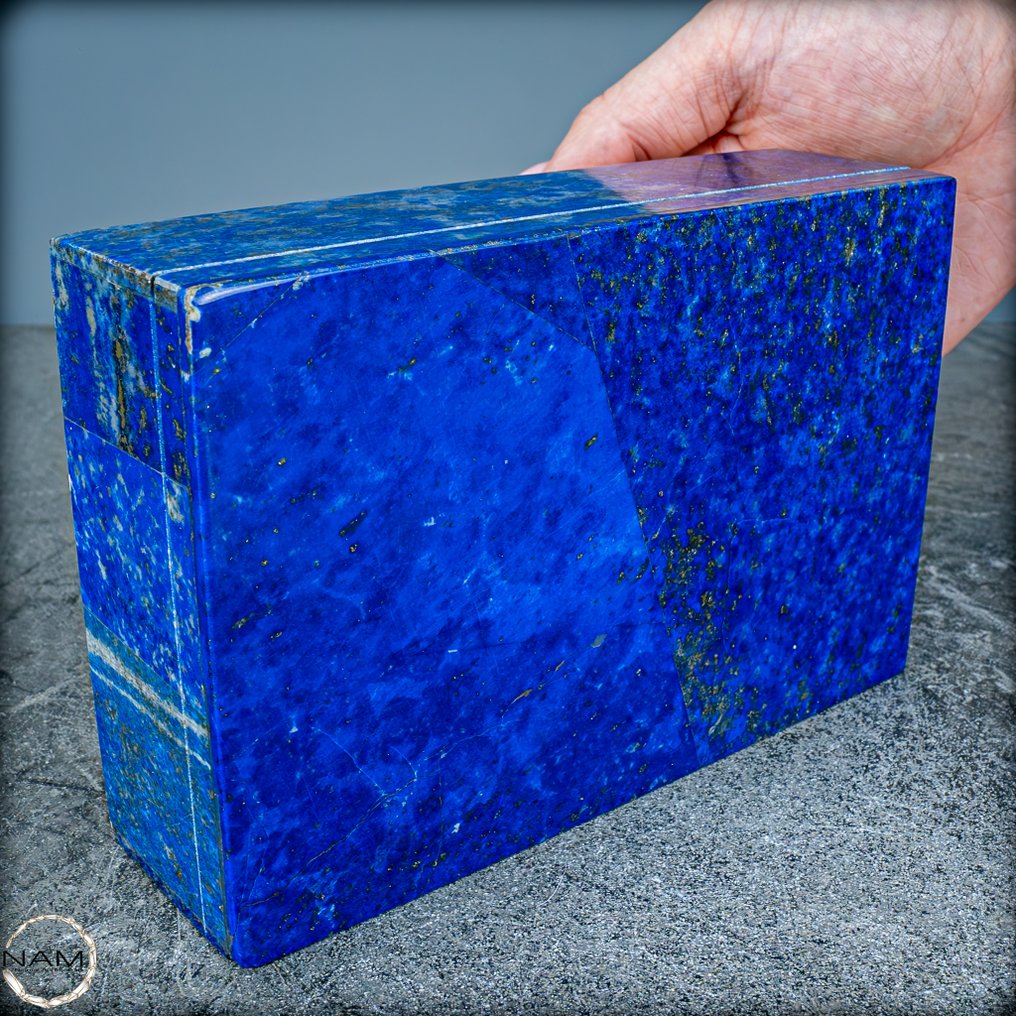 非常罕见的天然皇家蓝青金石 首饰盒 - 烟灰缸- 702.27 g #3.2