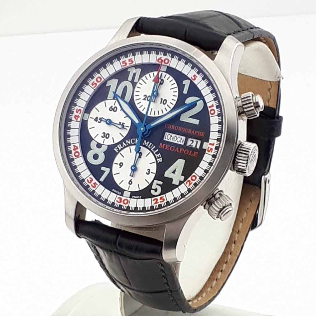 Franck Muller - Transamerica Megapole Chronograph Automatic World Time (14 Cities) 250 Pieces Limited - Megapole - Herre - 2010-2020  #3.2