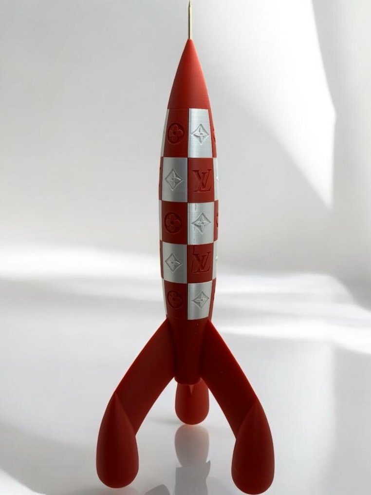 Art Stray-Nos - " Fusée de Luxe Louis Vuitton : Voyage intergalactique en Monogramme " #1.0