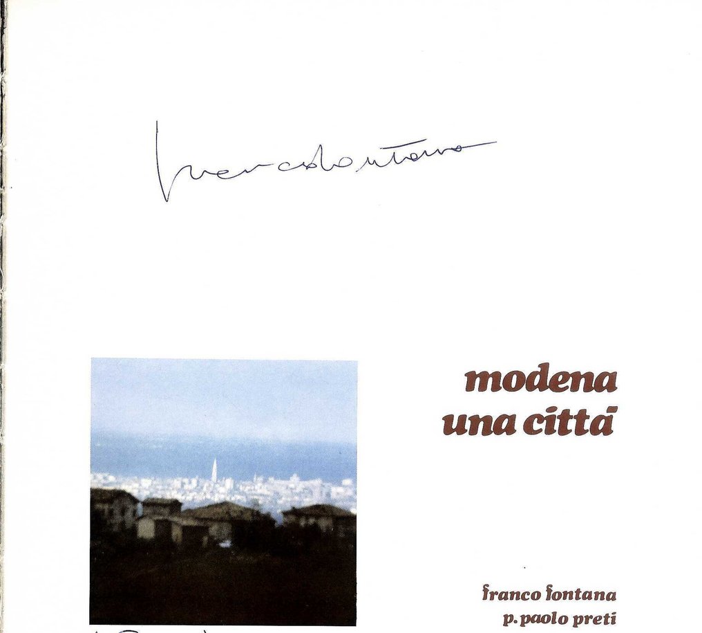 Signed; Franco Fontana - Modena, una città - 1973 #2.1