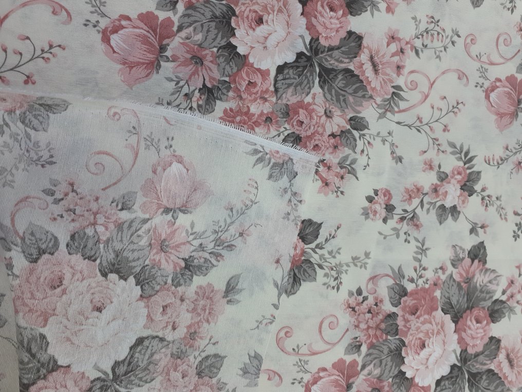 Ύφασμα ταπετσαρίας  - 5 m - 1.4 m - COTONE SANDERSON ROSA #4.3