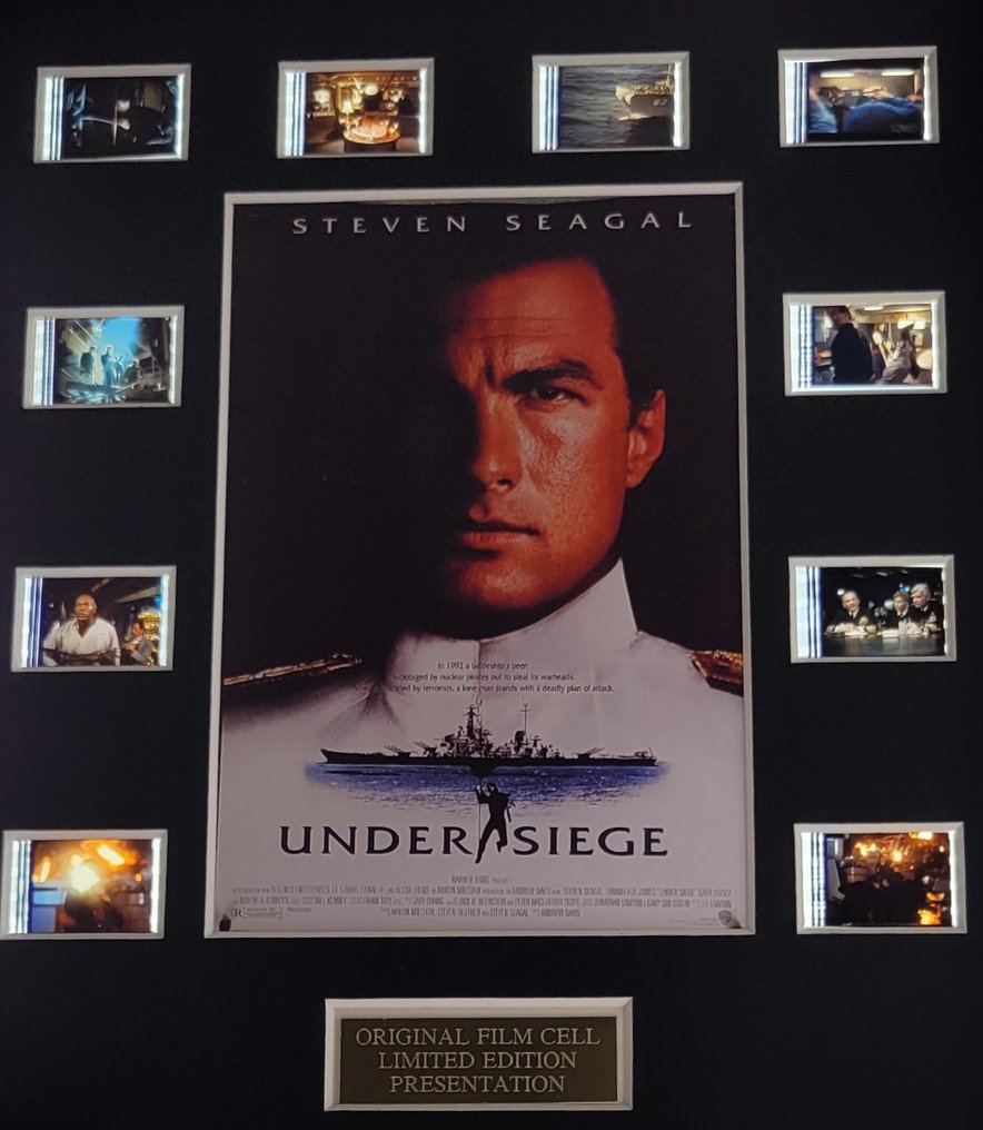 Steven Seagal - Under Siege - Framed Film Cell Display with COA #2.1