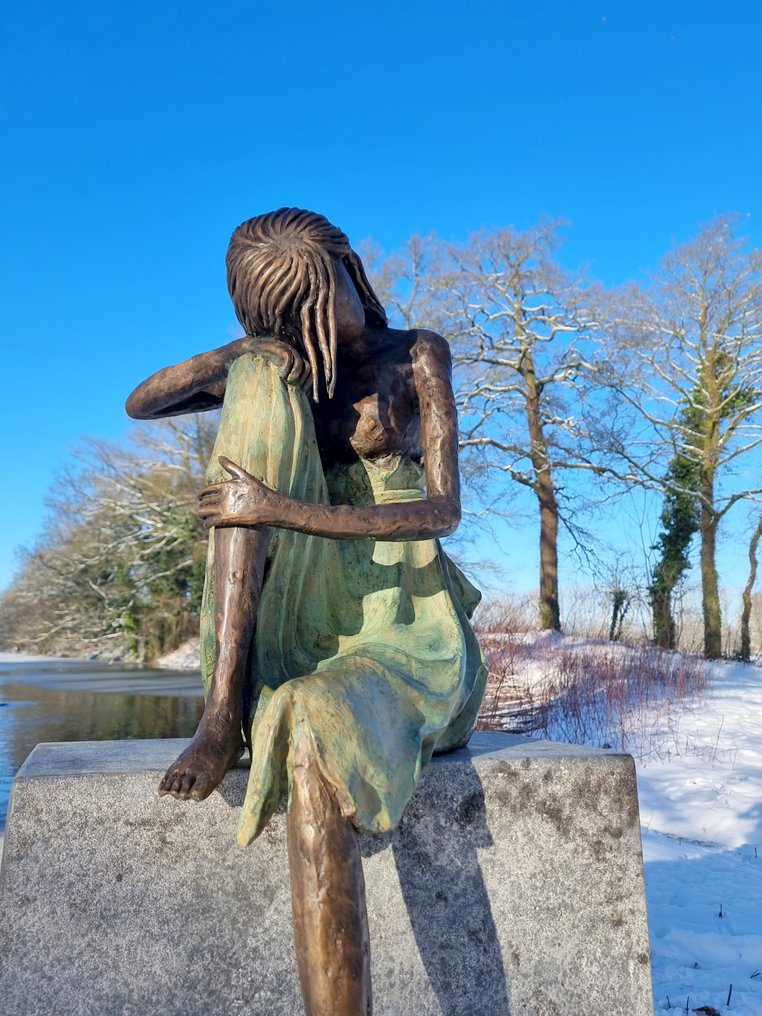 Γλυπτό, Abstract kunstwerk - 100 cm - Μπρούντζος #4.3