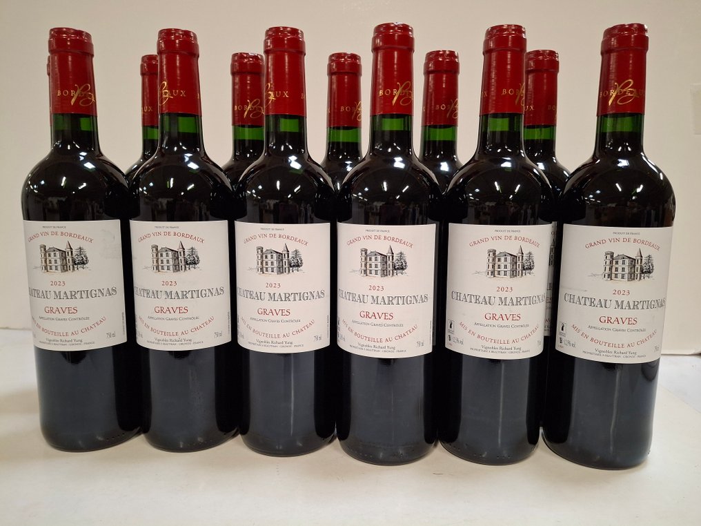 2023 Château Martignas, - Graves - 12 Bottles (0.75L) #1.0