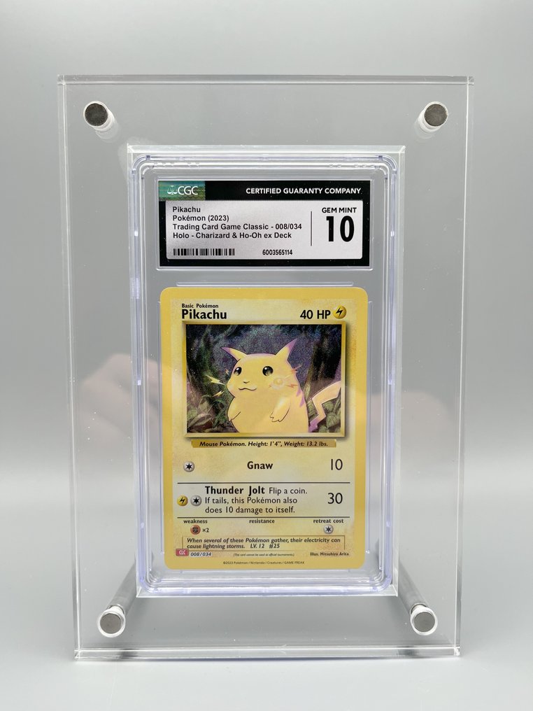 Pokémon Graded card - Pikachu Holo - CGC 10 - Sword & Shield #1.0