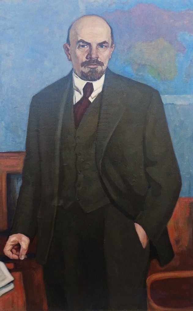 Georgy Sergeevich Voloshin (1925 - 2014) - Ritratto di Lenin #2.1