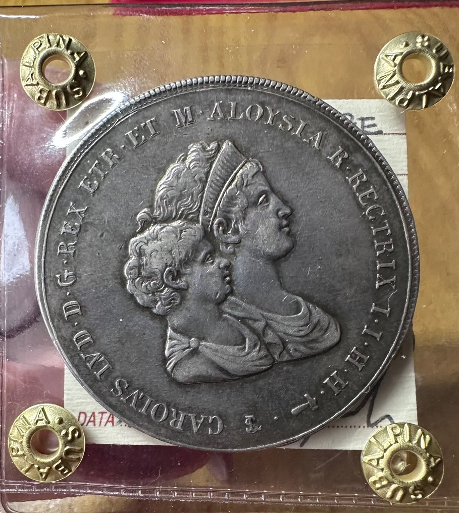 Italia, Regno di Etruria Carlo Ludovico di Borbone. Dena 1807 Firenze #1.1