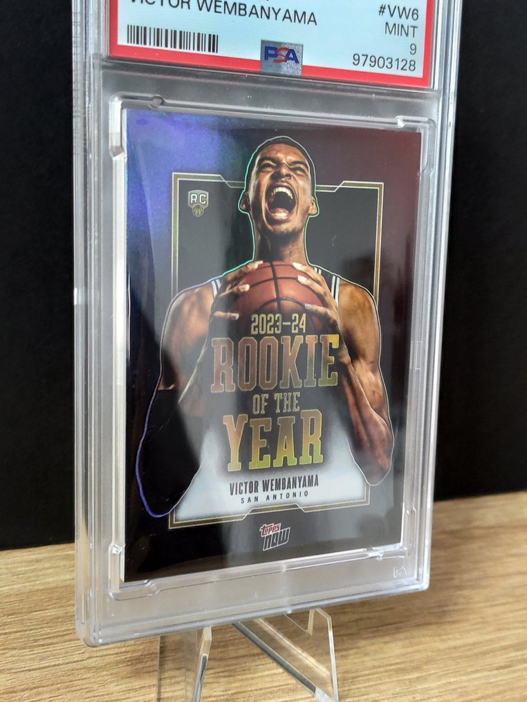 2023 Topps Victor Wembanyama #VW6 Rookie Of the Year - PSA 9 Graded card #4.3