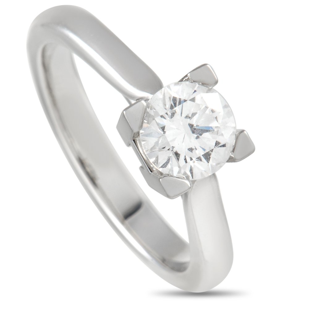 Harry Winston - 戒指 白金, 铂金 0.71克拉 钻石 订婚戒指 -  0.71ct. tw. 钻石 (天然)  #2.1