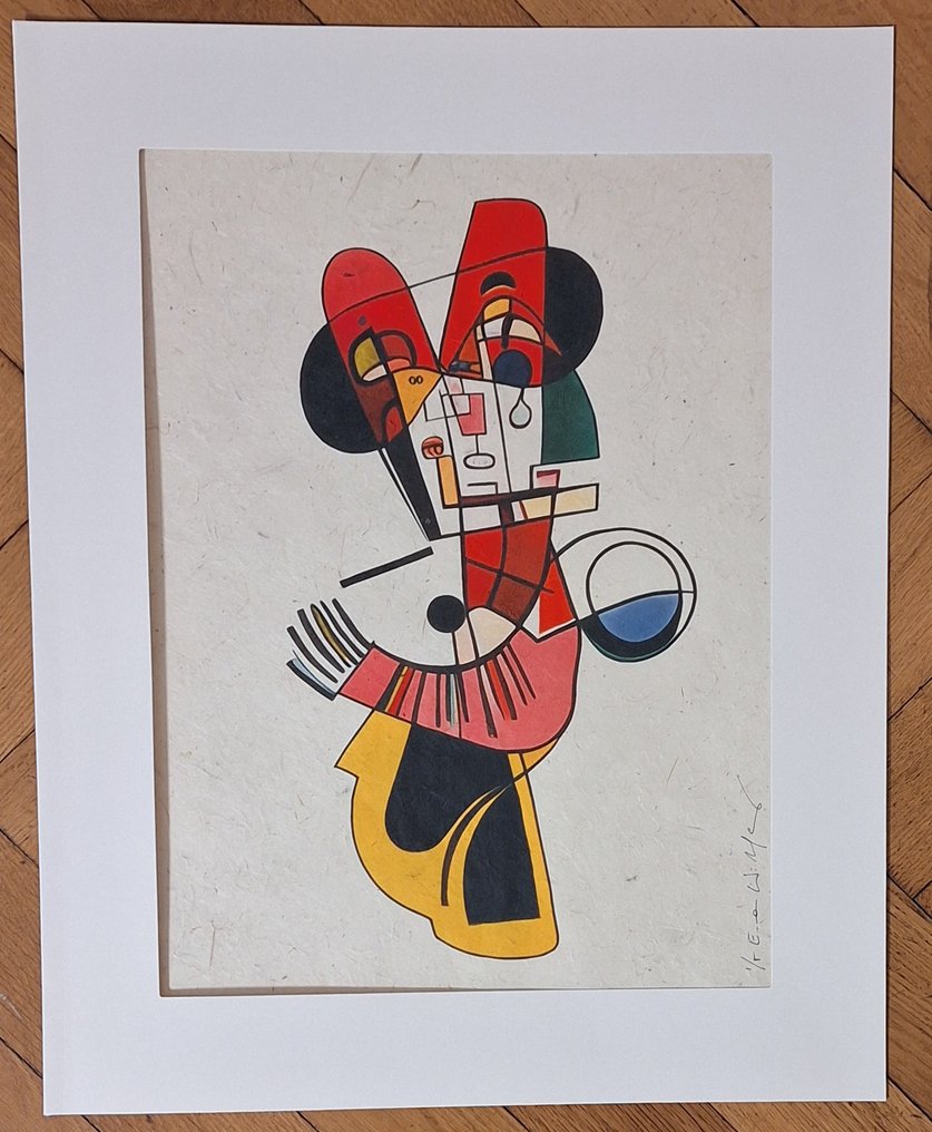 Emma Wildfang Giclée - Diptychon Minnie Mouse - "Tribute series - Icons Reimagined "Wassily Kandinsky" - 2024 #3.2