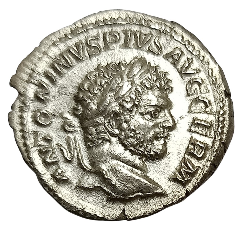 Imperio romano. Caracala (198-217 e. c.). Denarius Rome 214 AD #1.0