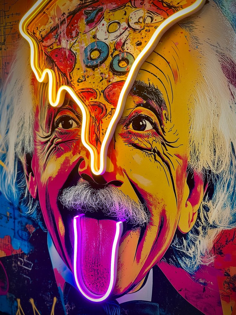 LEDMansion - Genius Theory Einstein V.1. | Led Wall Artwork #1.0