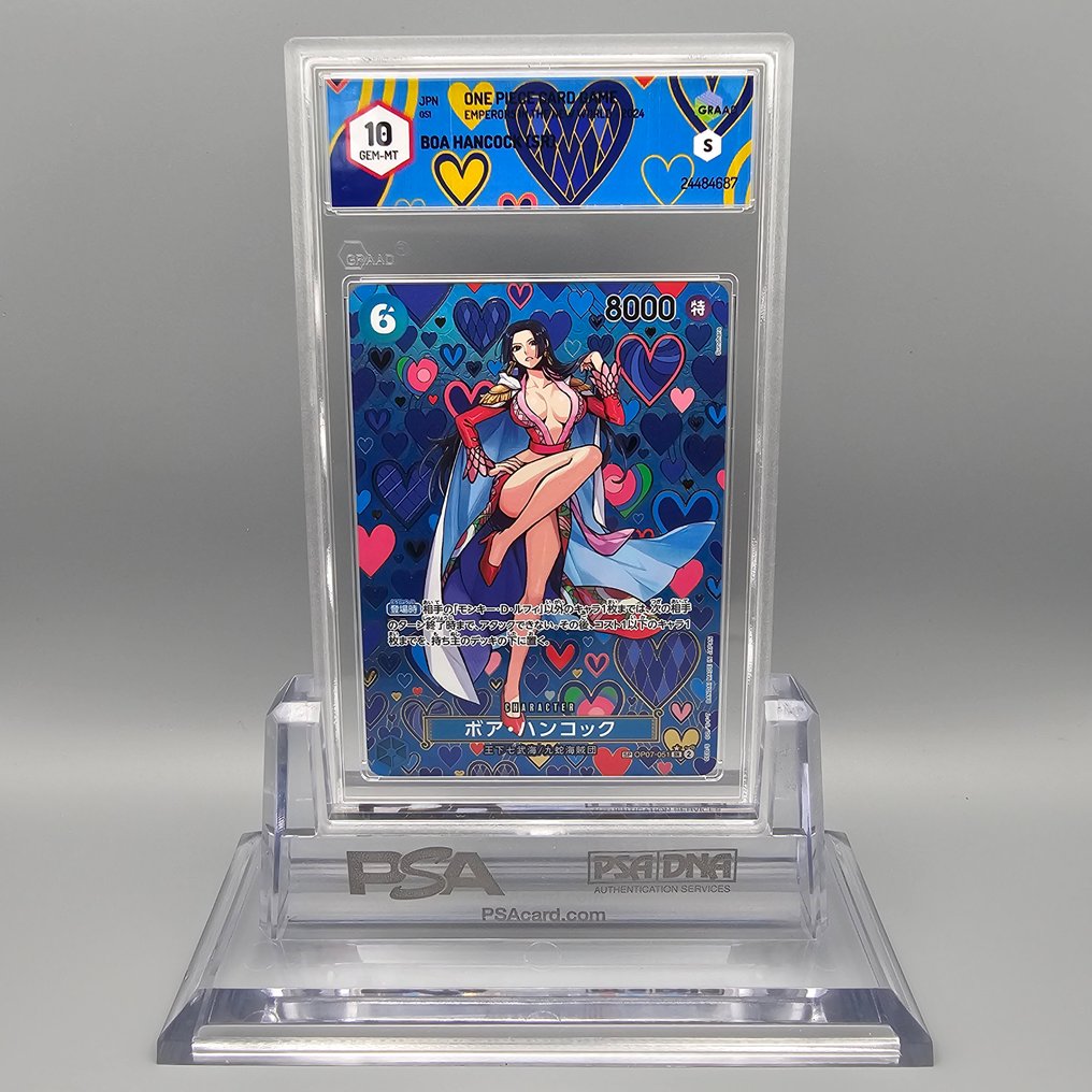 One Piece Graded card - Mosaico: Boa Hancock [Alternate Art] SP OP07-051 SR - Graad 10 #2.1