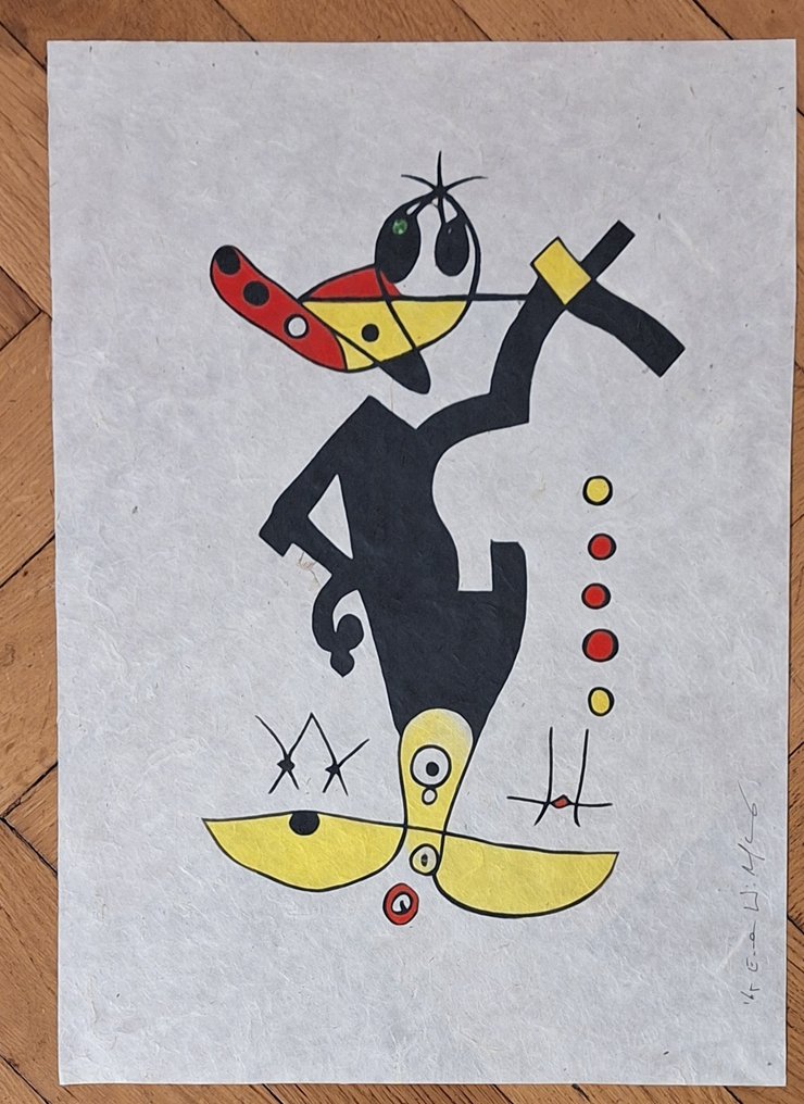 Emma Wildfang - Daffy Duck - "Tribute series - Icons Reimagined "Joan Miró" #3.2