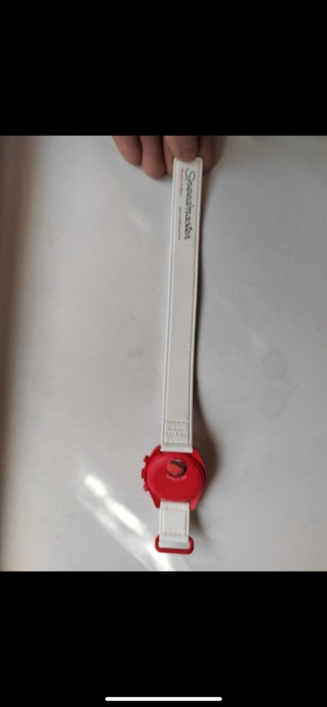 Omega x Swatch - MoonSwatch - Mission to Mars - Ingen mindstepris - SO33R100 - Unisex - 2020+  #3.2