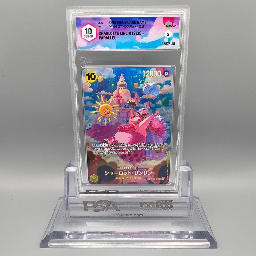One Piece Graded card - Charlotte LinLin (Alternate Art) Parallel SP OP03-114 SR - Graad 10 #2.1