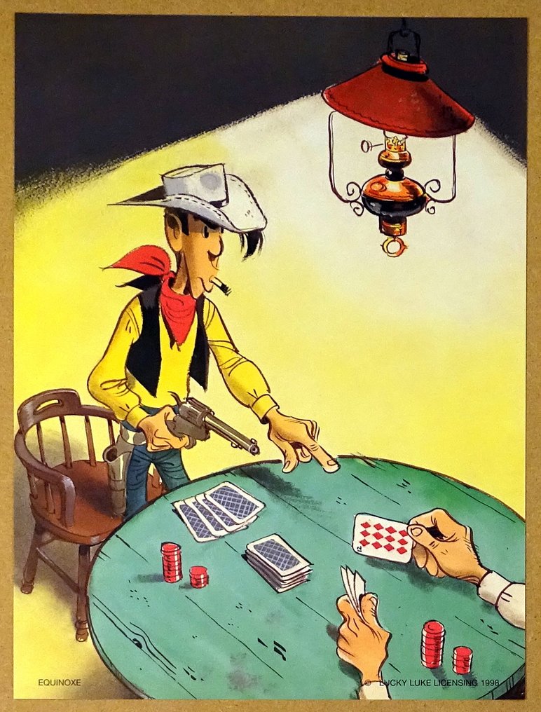 Morris - 4 Offset Print - Lucky Luke - Equinoxe - 1998 #4.3