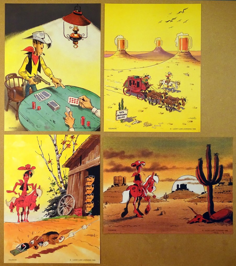 Morris - 4 Offset Print - Lucky Luke - Equinoxe - 1998 #1.0