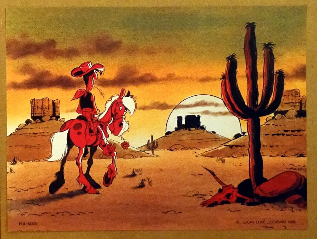 Morris - 4 Offset Print - Lucky Luke - Equinoxe - 1998 #3.2