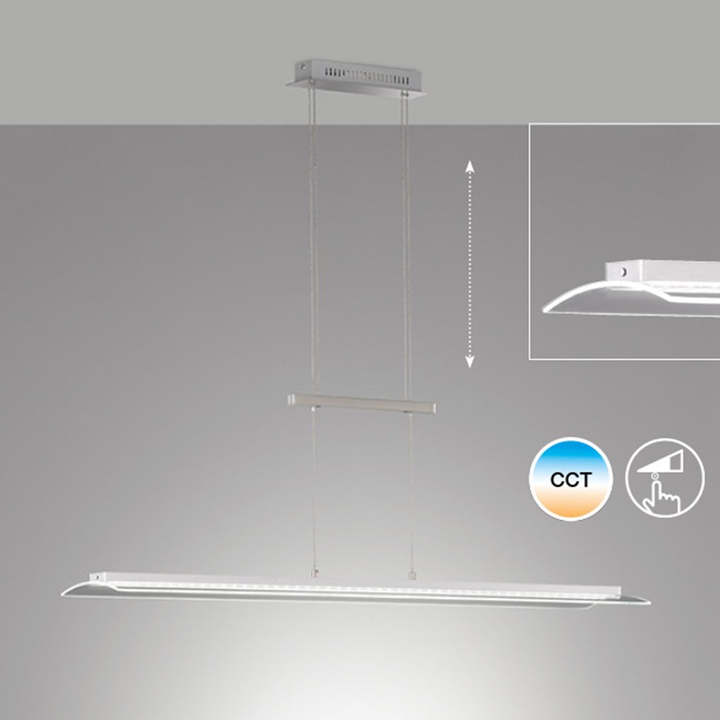 Fischer & Honsel - Lampada da soffitto a sospensione - Fischer & Honsel Nana Chrome - Metallo #2.1