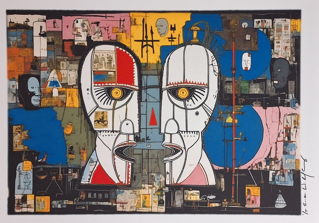 Division Bell - Tribute series - Icons Reimagined Jean-Michel Basquiat - by Emma Wildfang - édition limitée - 2024 #2.1