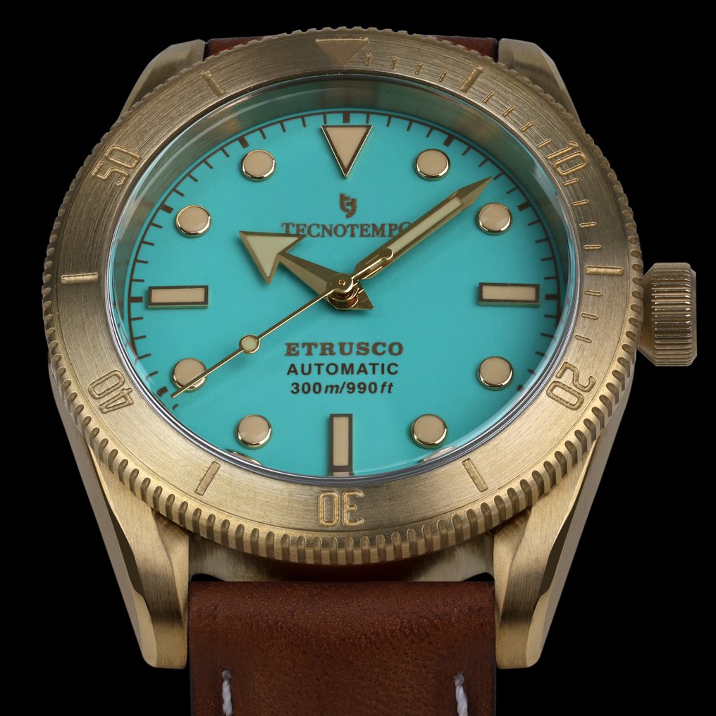 Tecnotempo - Automatic - Bronze "Etrusco" - Limited Edition - - - No Reserve Price - TT.300BR.ERT (Turquoise) - Men - 2020+ #2.1