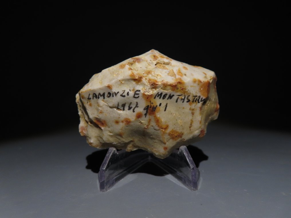 欧洲 燧石 手斧 - 刀。高 7.2 厘米。新石器时代,公元前 6000 - 4000 年 (没有保留价) #1.0