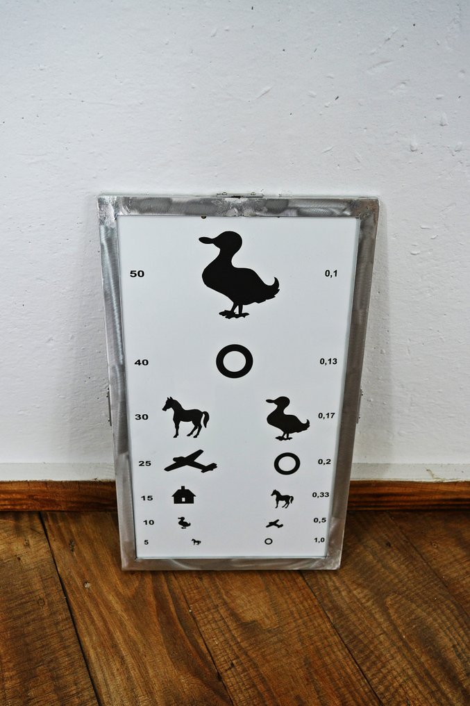 Vision test board - Schild - Aluminium, Glas #1.0