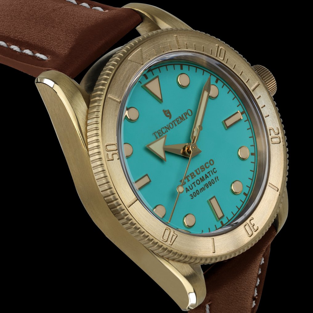 Tecnotempo - Automatic - Bronze "Etrusco" - Limited Edition - - - No Reserve Price - TT.300BR.ERT (Turquoise) - Men - 2020+ #1.0