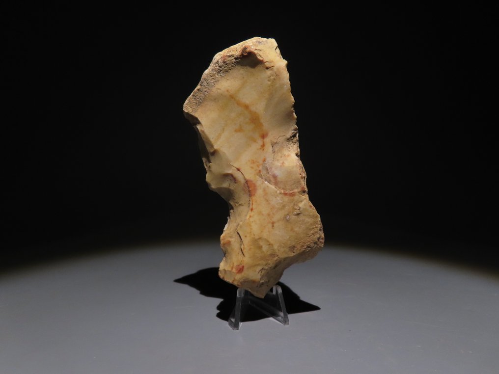 欧洲 燧石 手斧 - 刀。高 11 厘米。新石器时代,公元前 6000 - 4000 年 (没有保留价) #1.0