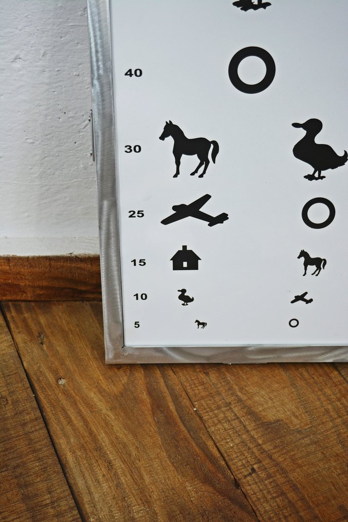 Vision test board - Schild - Aluminium, Glas #2.1