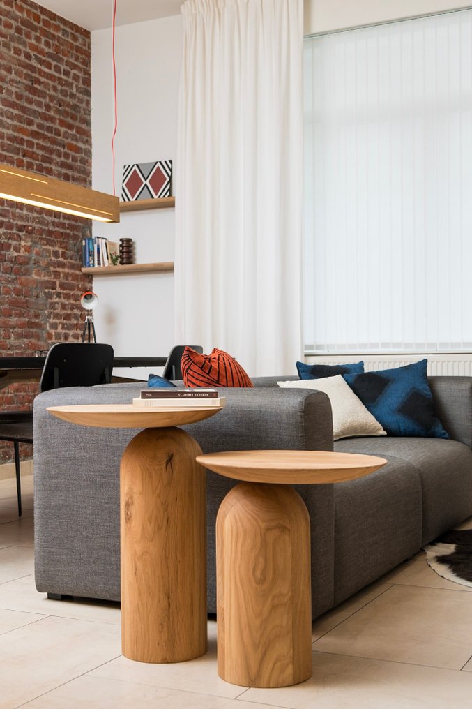 Domum interior and furniture - Domum Interior and furniture - Table (2) - Andromeda set - Oak - Andromeda side table #4.3