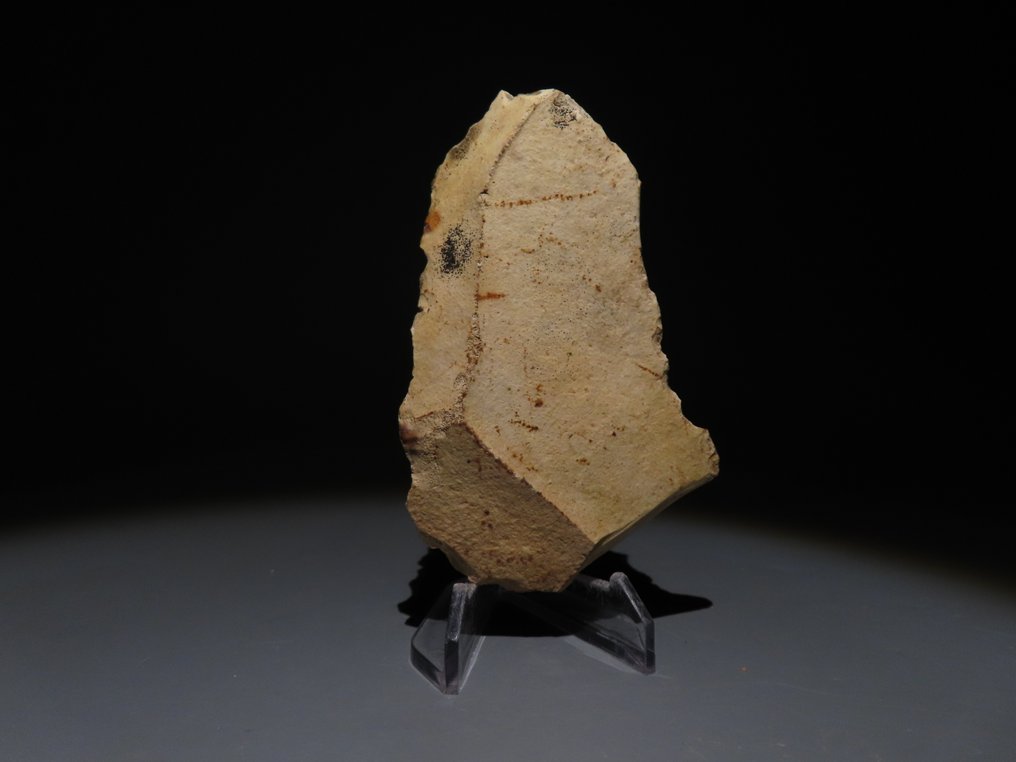 Europa Vuursteen Handbijl - mes. 11,3 cm H. Neolithicum, 6000 - 4000 v.Chr. (Zonder Minimumprijs) #2.1