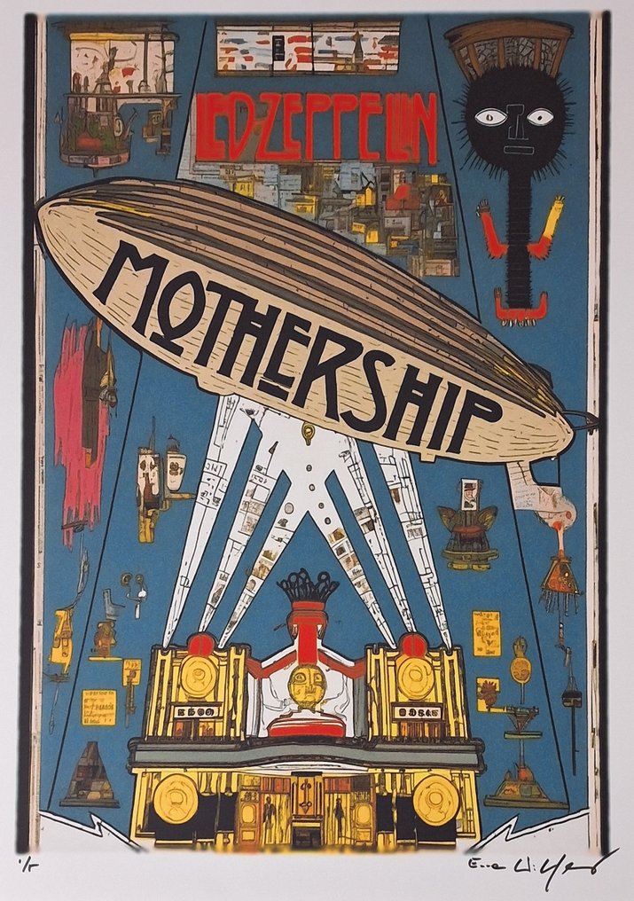 Led Zeppelin - Tribute series - Icons Reimagined Jean-Michel Basquiat - by Emma Wildfang - 限量版 - 2024 #3.2