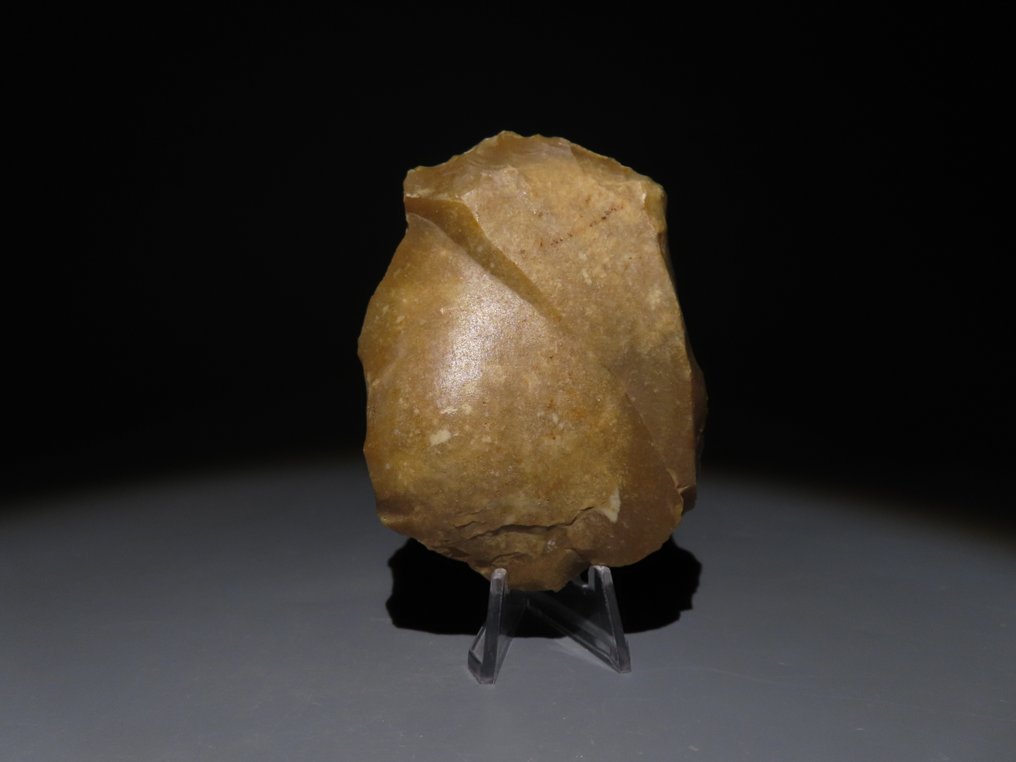 欧洲 燧石 手斧 - 刀。高 7.8 厘米。新石器时代,公元前 6000 - 4000 年 (没有保留价) #1.0