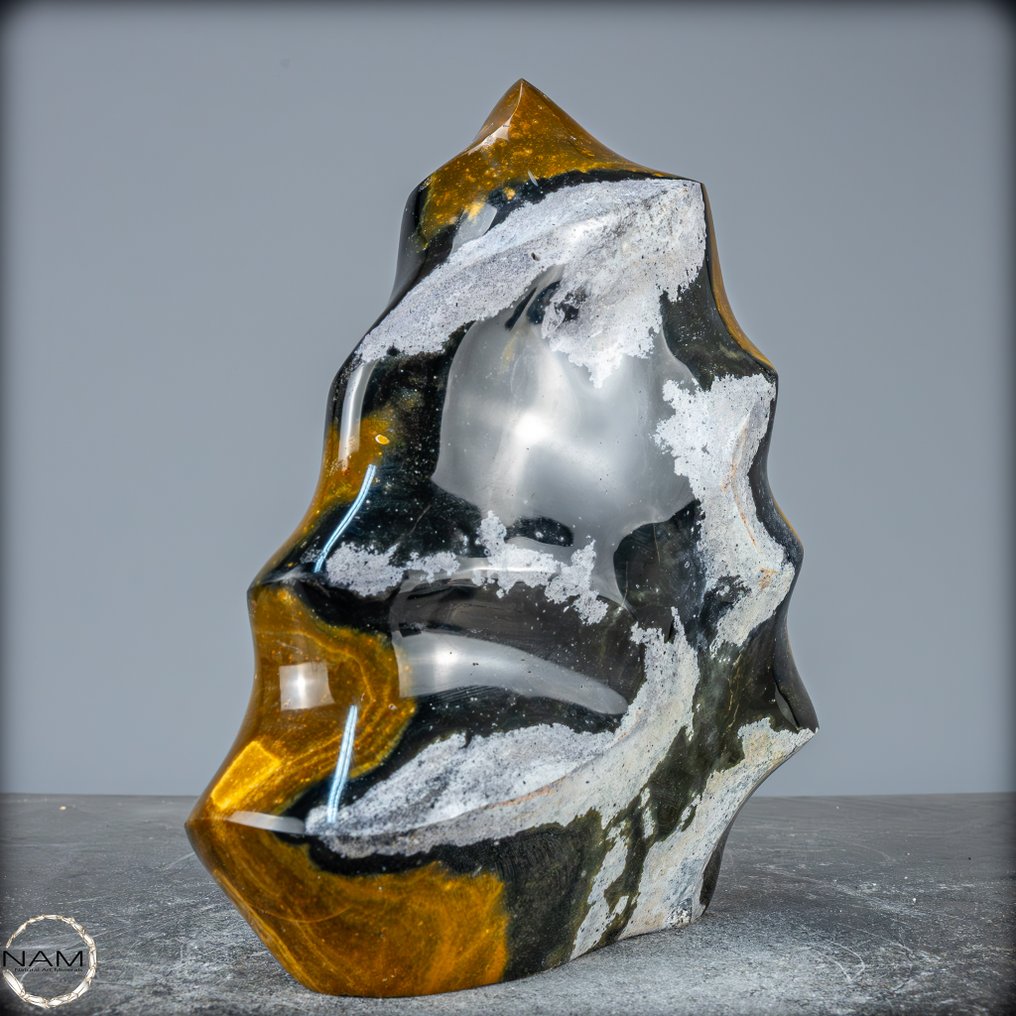 Νέα Ανακάλυψη! Σπάνια φυσική Τζάπης - Χαλκηδόνη φλόγα- 2767.77 g #1.0