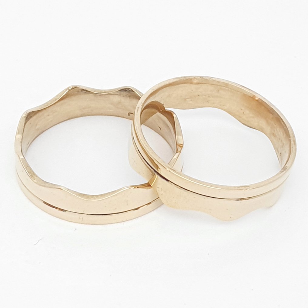 Bague - 18 carats Or jaune #1.0