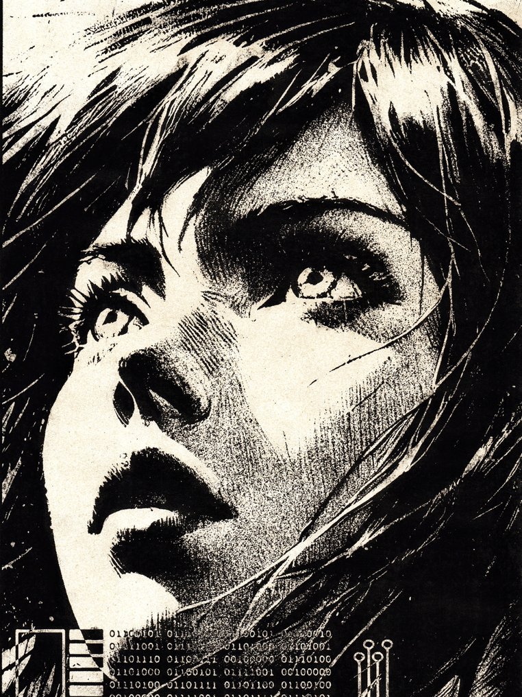 Æ (XX-XXI) - Ghost in the Shell (1995)  Mixed Media Triptych · 2025 #4.3