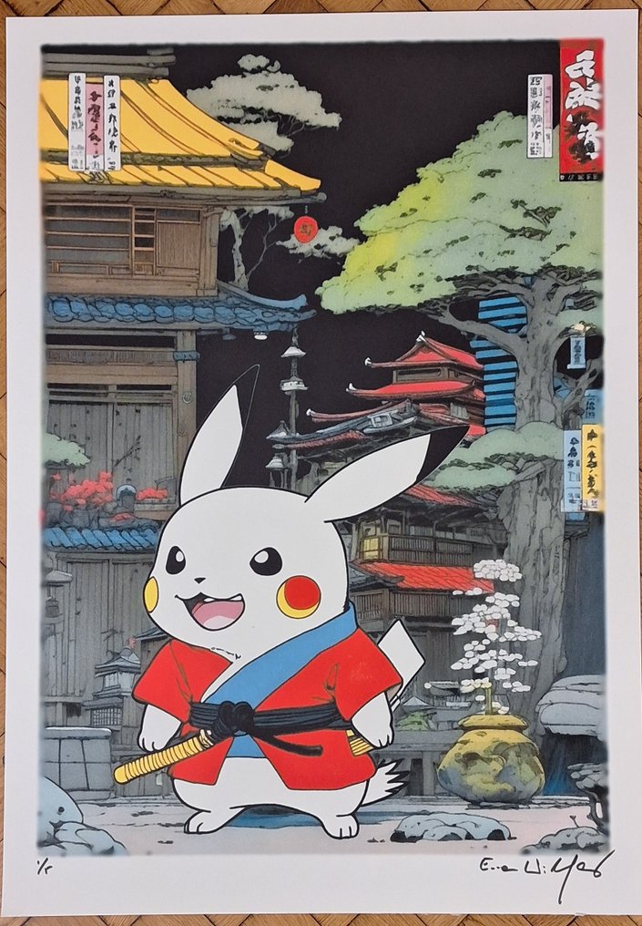 Emma Wildfang - Pikachu - Watercolor and pencil edition - Large size #3.2