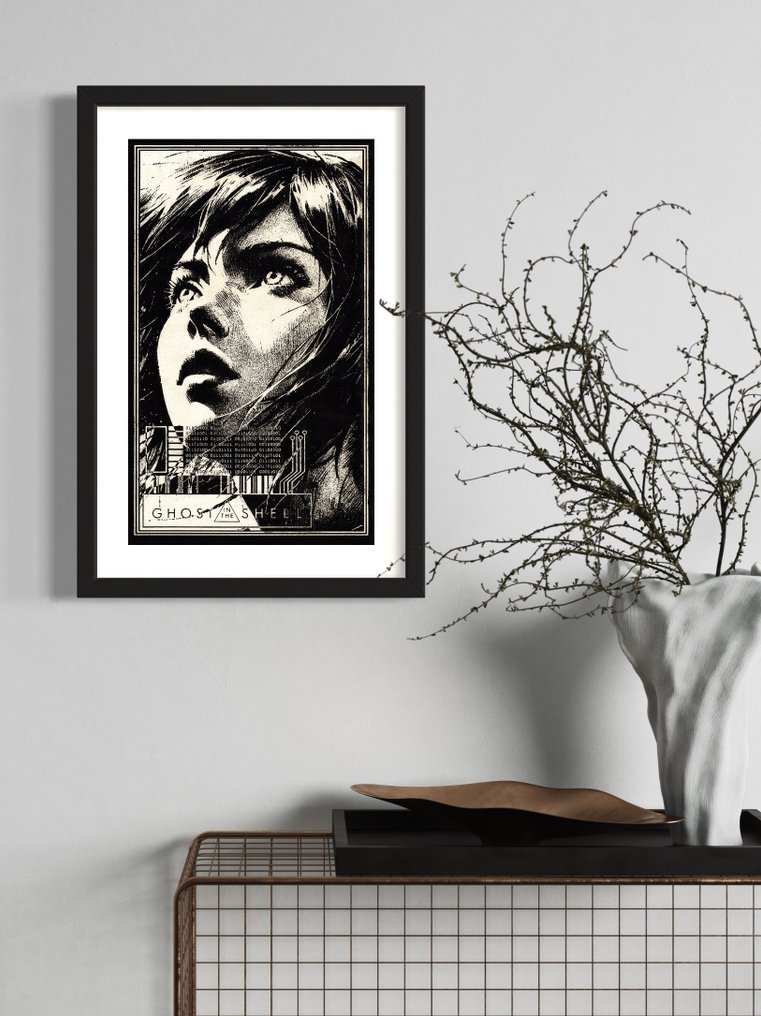 Æ (XX-XXI) - Ghost in the Shell (1995)  Mixed Media Triptych · 2025 #2.1