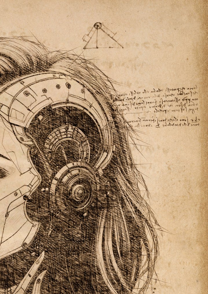 Boriani - Ghost in the Shell - Da Vinci Series - limited edition 4/10 #2.1