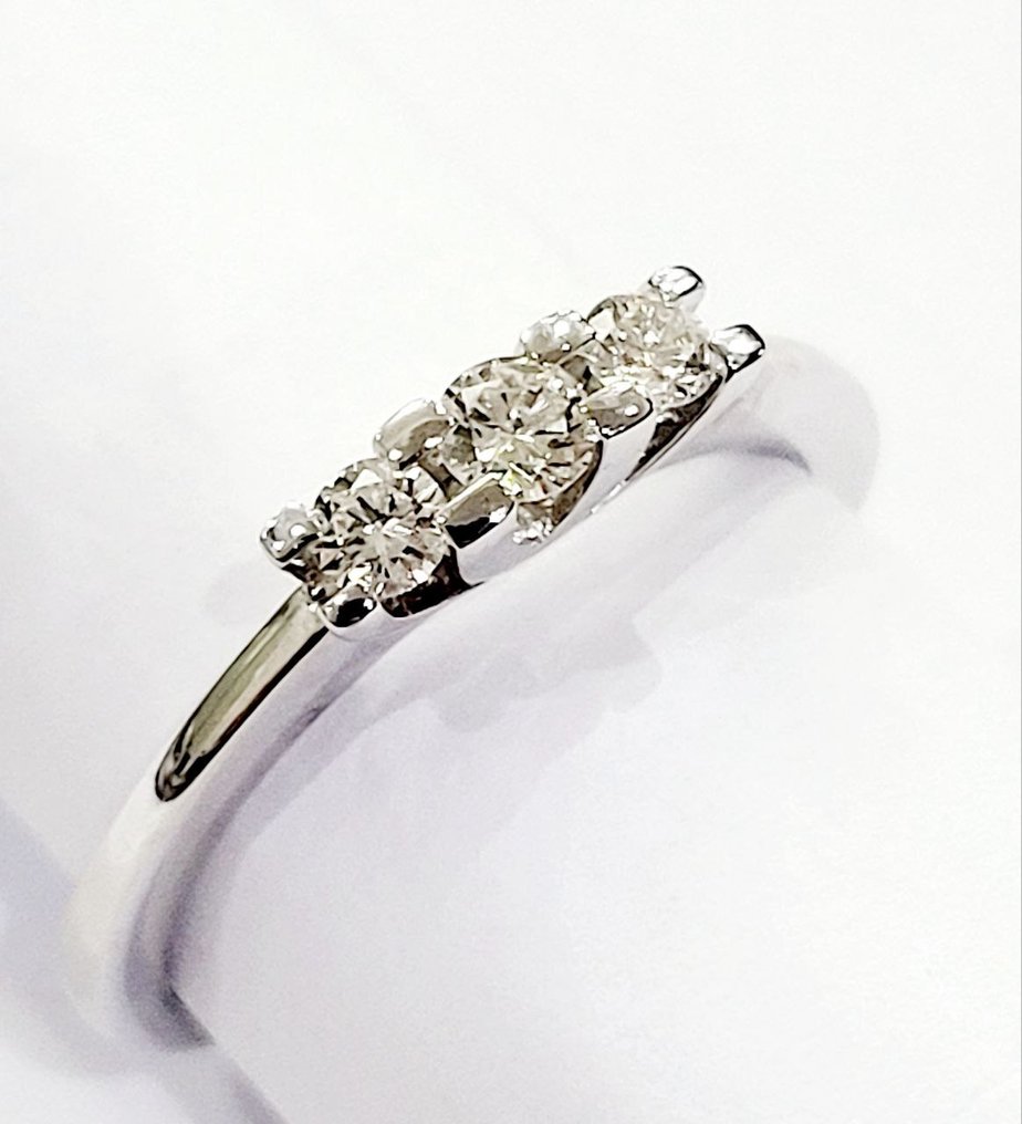 Recarlo - Δαχτυλίδι - 18 καράτια Λευκός χρυσός -  0.55ct. tw. Διαμάντι (Φυσικό)  #1.0