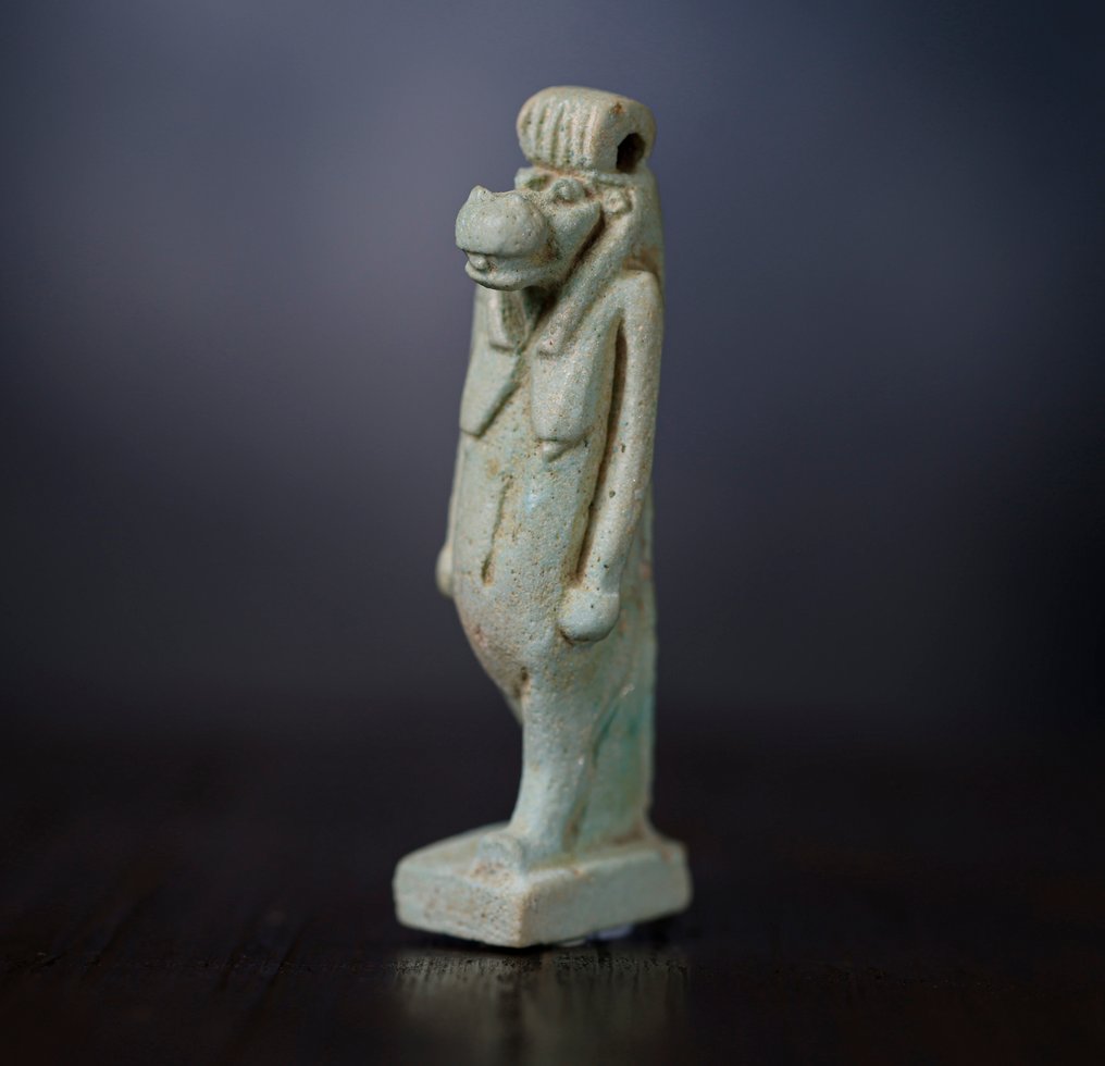 Ancient Egypt Enorm Taweret-amulet - 6.6 cm #1.0