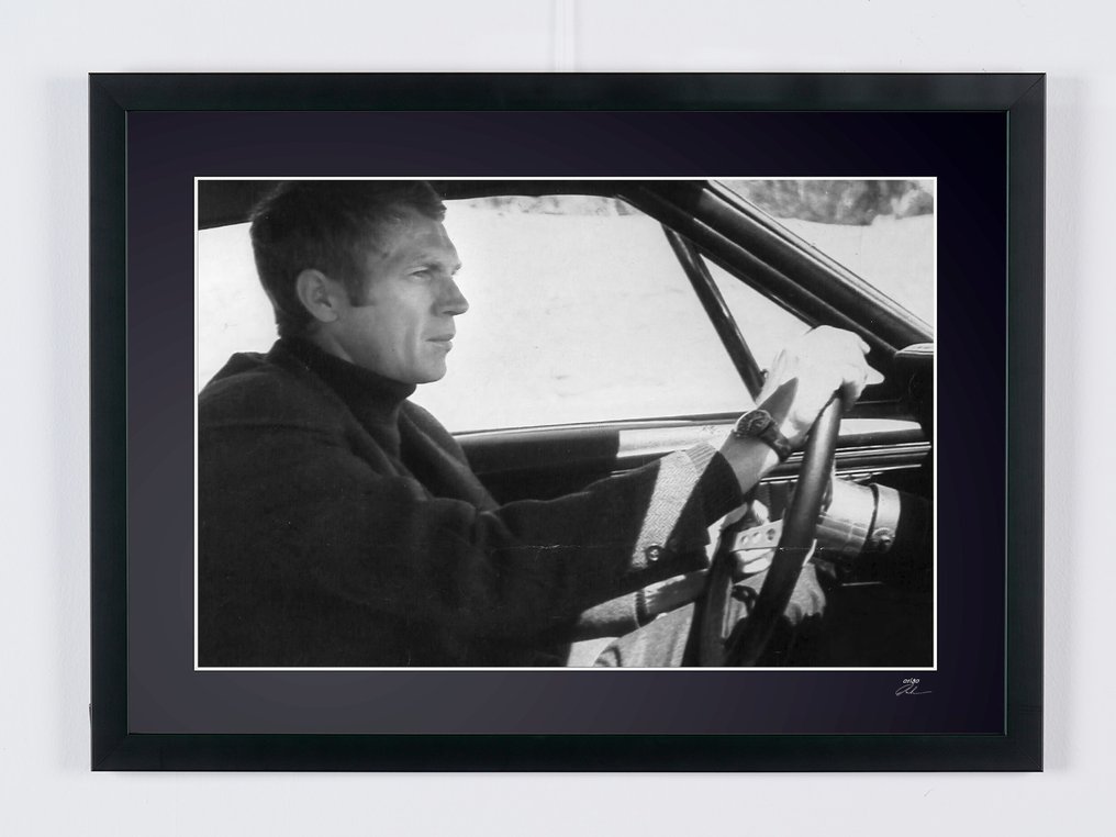 Steve McQueen - Bullitt (1968) - Fine Art Photography - Luxury Wooden Frame 70X50 cm - Limited Edition 01 of 30 - Serial 19980 - Original Certificate (COA), Hologram - 100% New. Shipping Reduction from 3 items #2.1