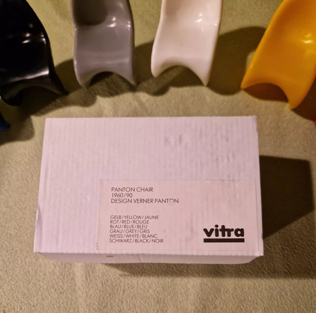 Vitra Design Museum - Verner Panton - 椅 (6) - 塑料 - 一套六件迷你模型 Vitra #3.2