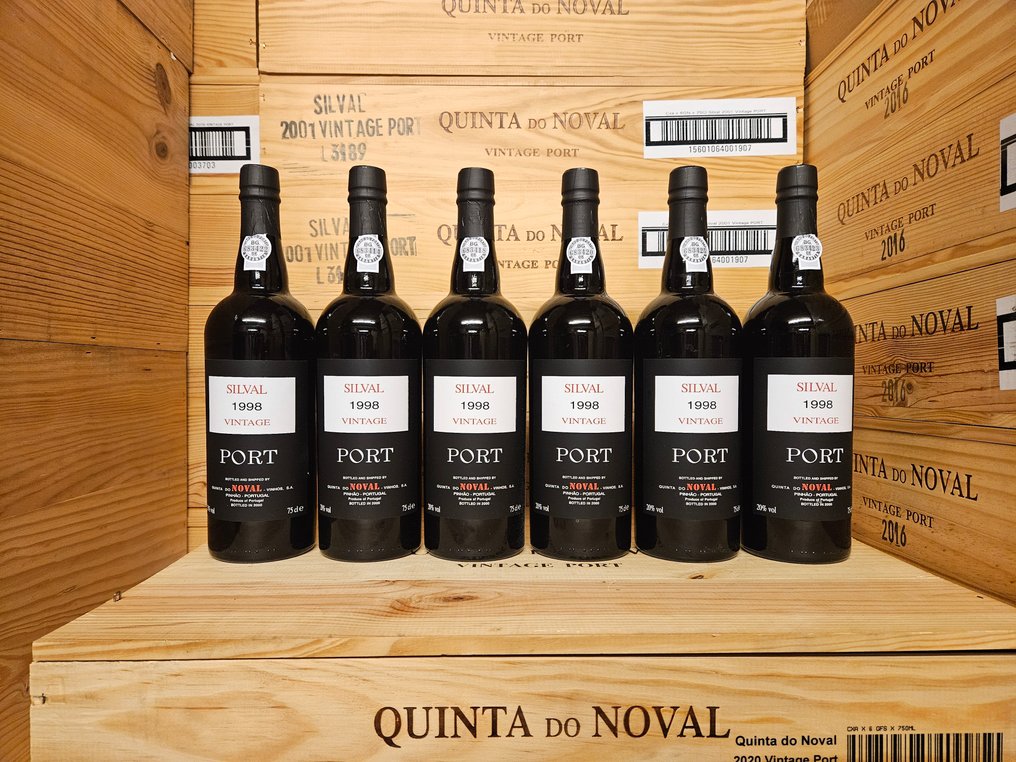 1998 Quinta do Noval Silval - Vintage Port -  斗羅河  - 6 瓶 (0.75L) #1.0